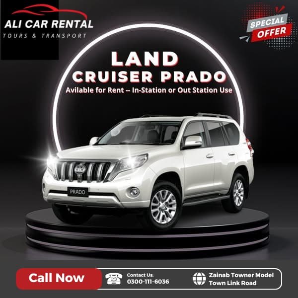 Ali Rent A Car – Self Drive & With Driver Car Rental in Lahore